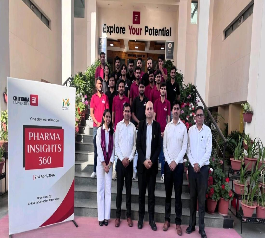 MGS team at Chitkara University after completion of training workshop