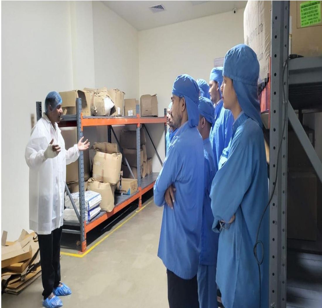 MGS compliance team conducting Gemba walks at Pontika Aerotech