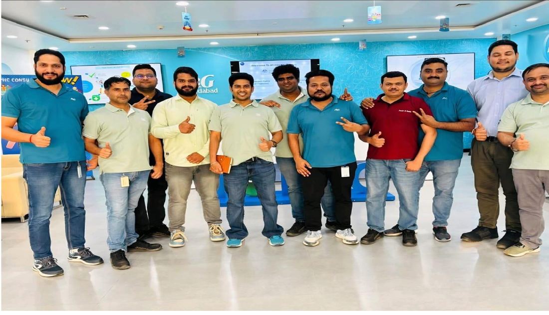 MGS team after successful completion of AMAR Project 2025, P&G